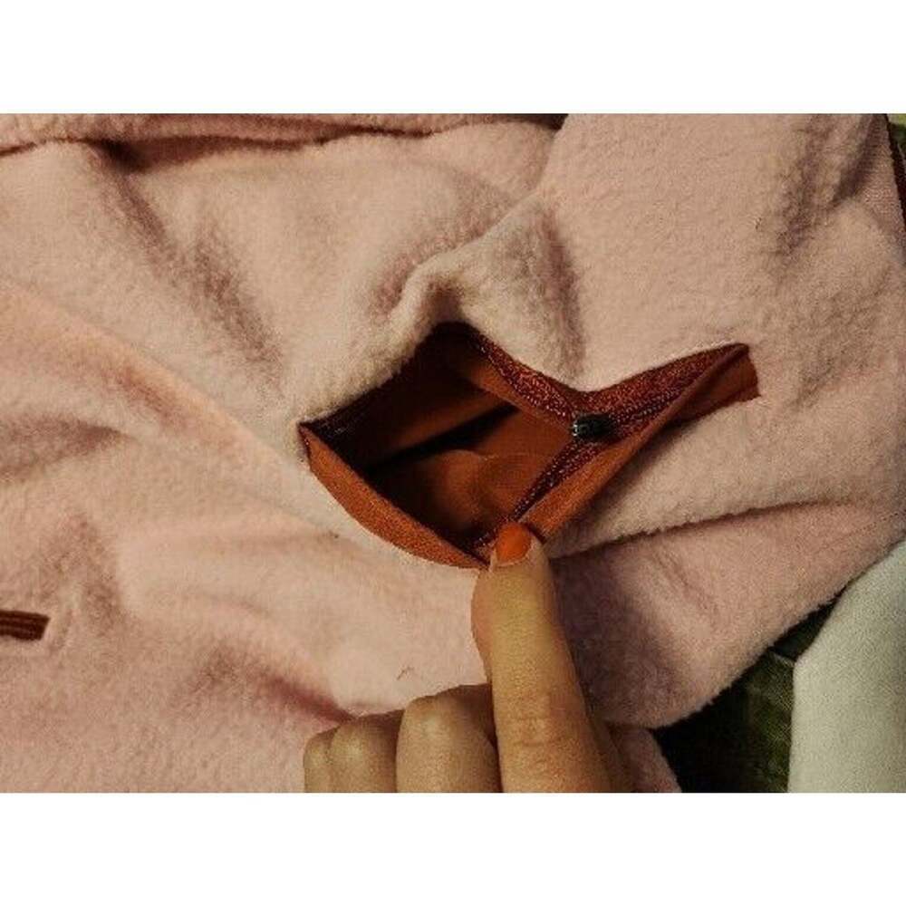 Zelos NWT 1/2 Zip Light Pink Fleece Ribbed Hem Pullover Size XL CR3 - Picture 5 of 5